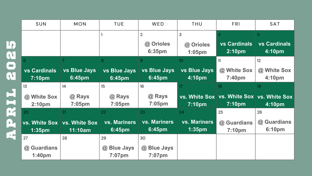 april calendar of red sox games