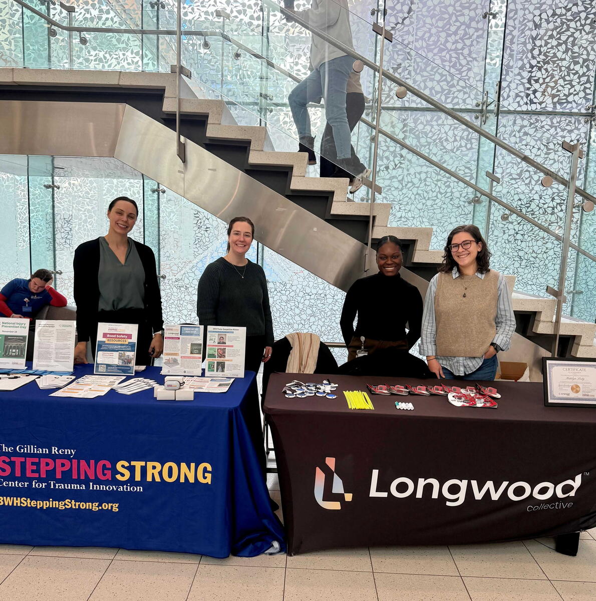group photo from the stepping strong tabling event